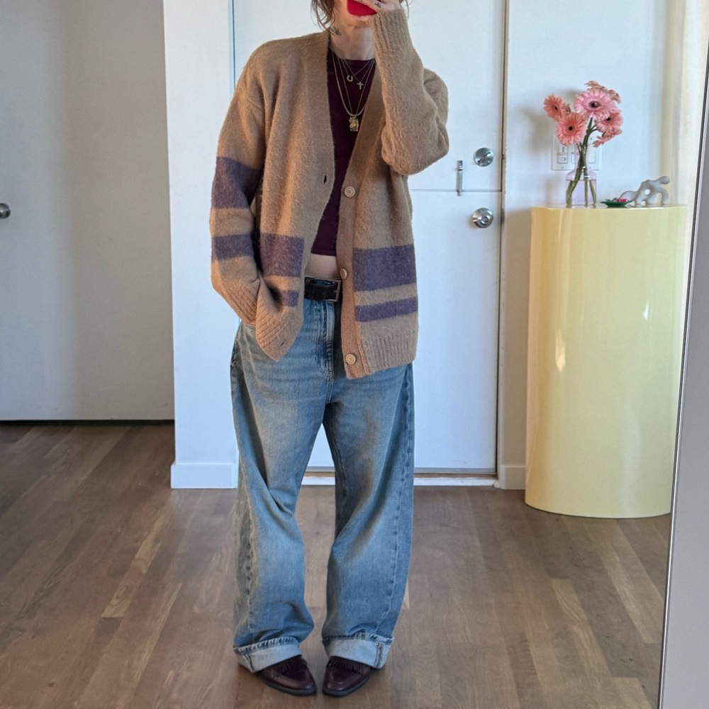 Zara Varsity Cardigan🏈